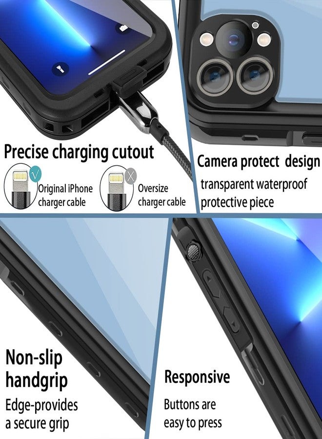 ايه اي كيس جراب AICase المقاوم للماء لهاتف iPhone 13 Pro (6.1 بوصة)، مقاوم للثلج والغبار والصدمات، حاصل على شهادة IP68 لحماية كاملة للجسم، غطاء واقٍ محكم الإغلاق تحت الماء لهاتف Apple iPhone 13 Pro (6.1 بوصة). - Image 5